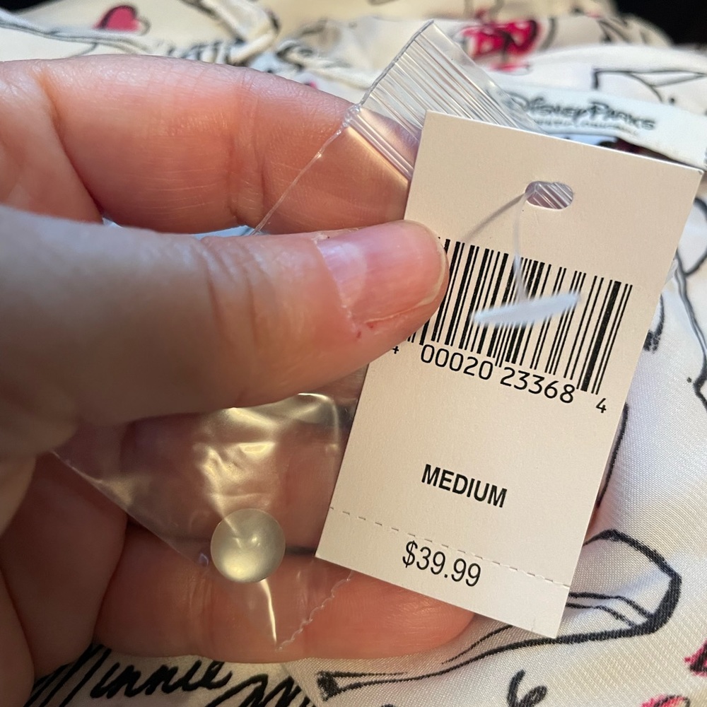 NWT Disney Parks Authentic Original Minnie Mouse sleeveless blouse - Picture 13 of 15